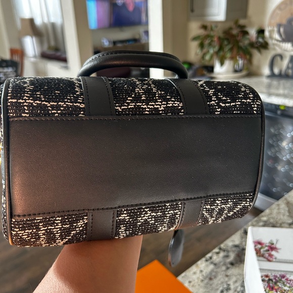 Dior Black and White Tweed Satchel - Picture 3 of 7